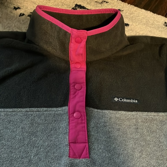 Columbia Snap Fleece Pullover Size Large - Picture 6 of 8